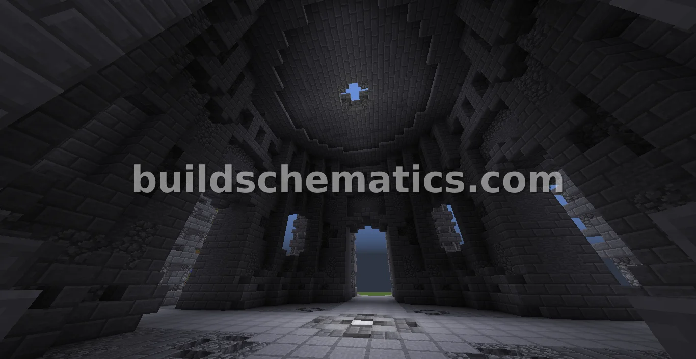 Ancient Stone Ruins Church — view 3