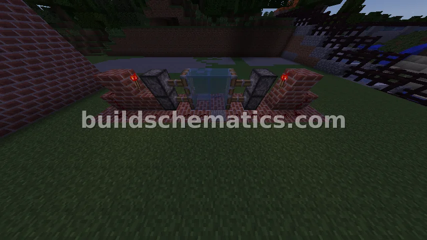 Small Redstone Slide Door — view 3