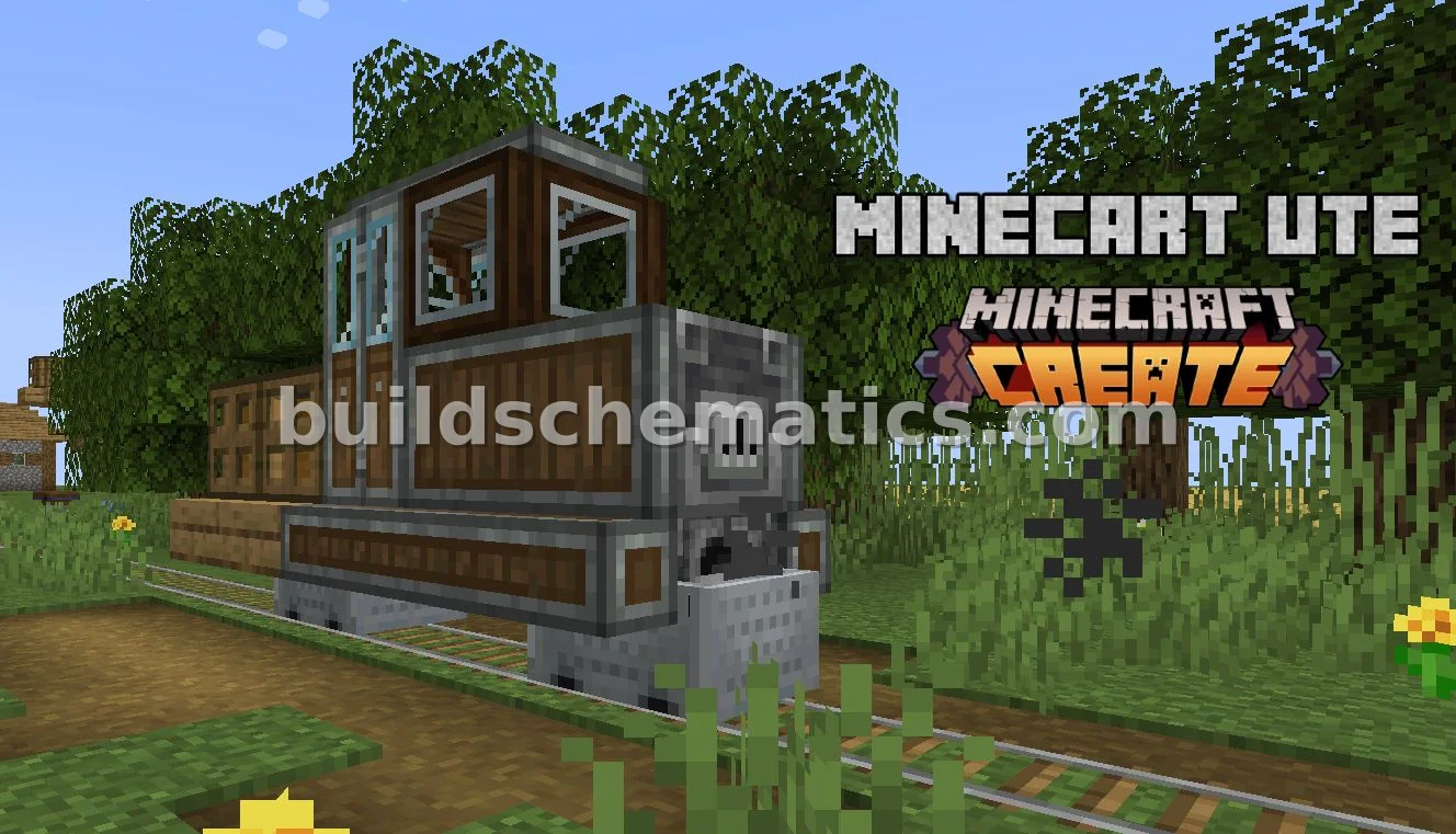 Minecart Ute Vehicle Schematic
