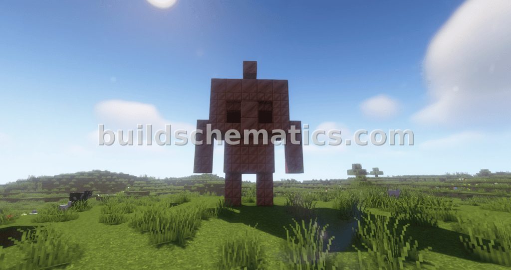 Small Copper Golem Statue — view 3