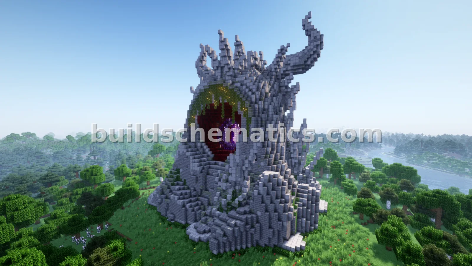 Titan Nether Portal Statue Minecraft — view 3