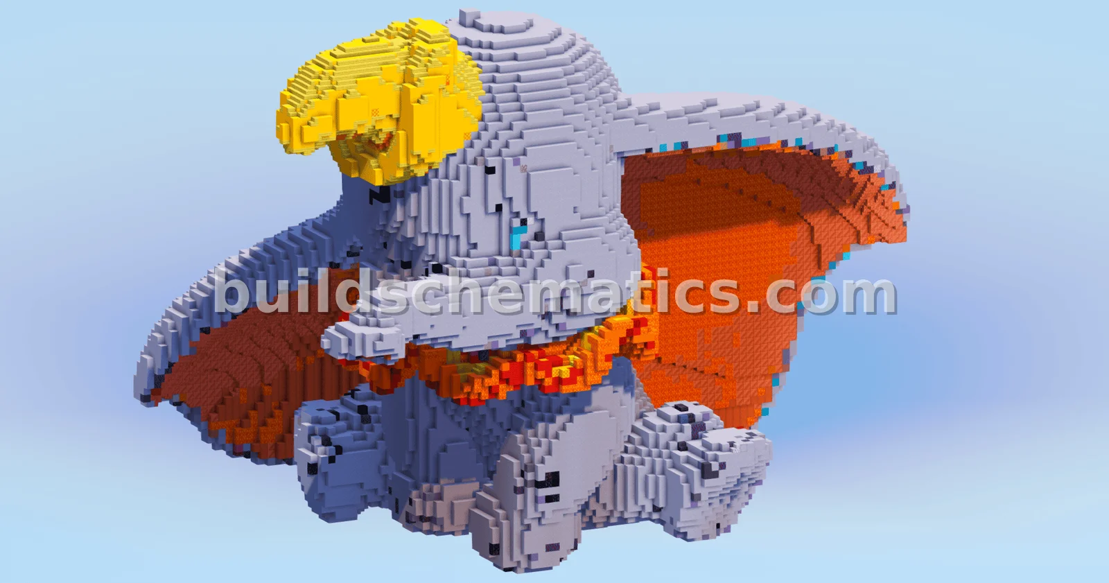 Dumbo The Flying Elephant Sculpture