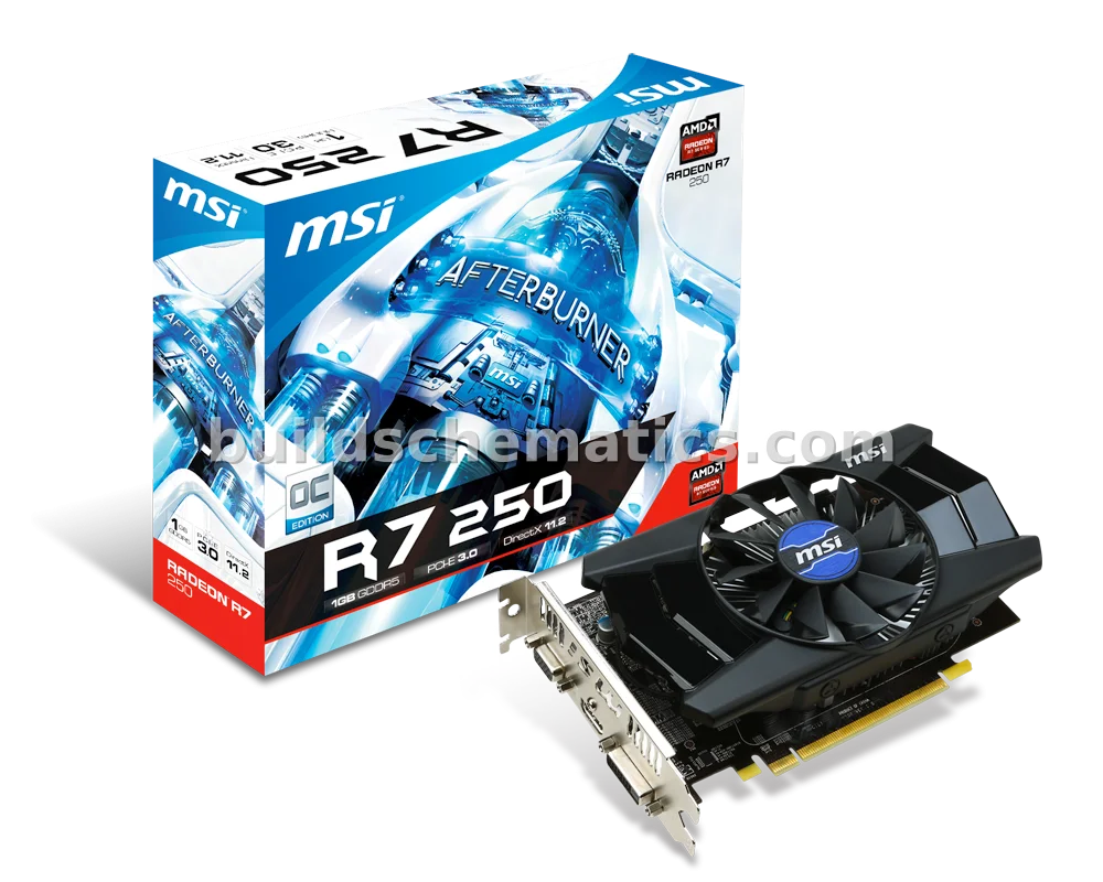 AMD Radeon R7 250 Graphics Card — view 2