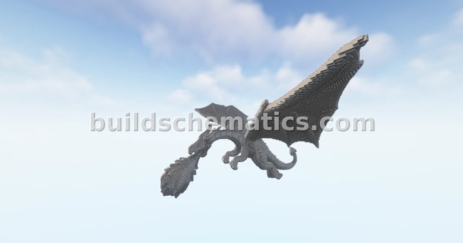 Dragon Voo Statue Minecraft Build — view 4