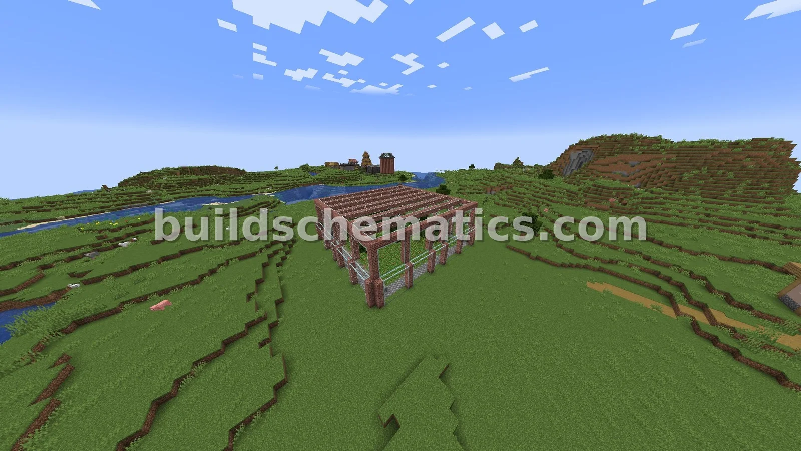 Brick and Glass Farmhouse - 1930 Blocks — view 2