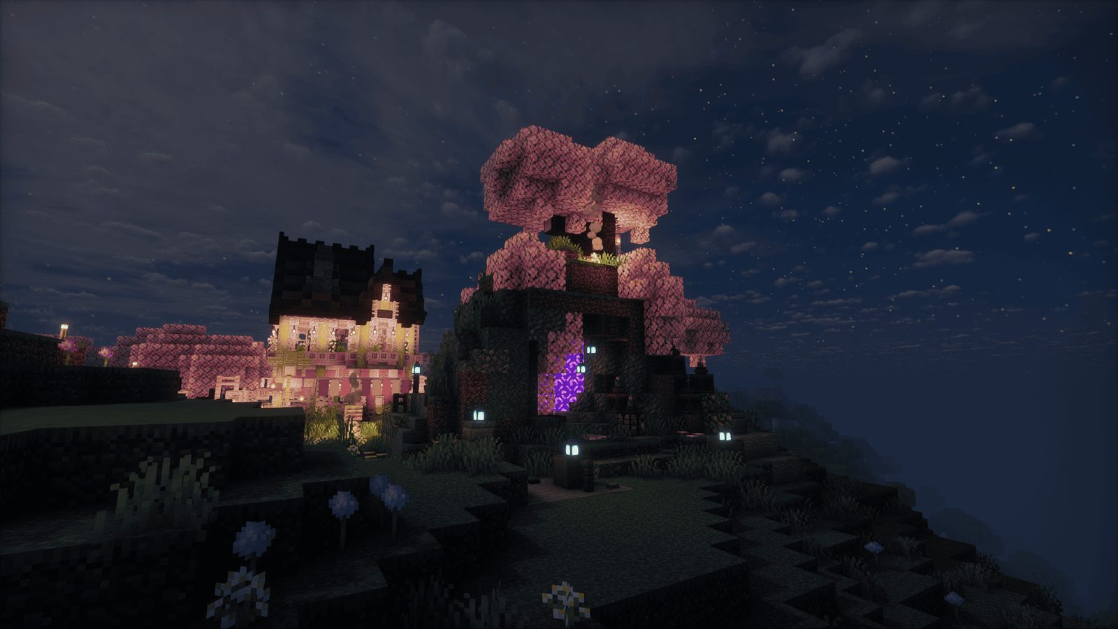 Cherry Blossom Nether Portal
