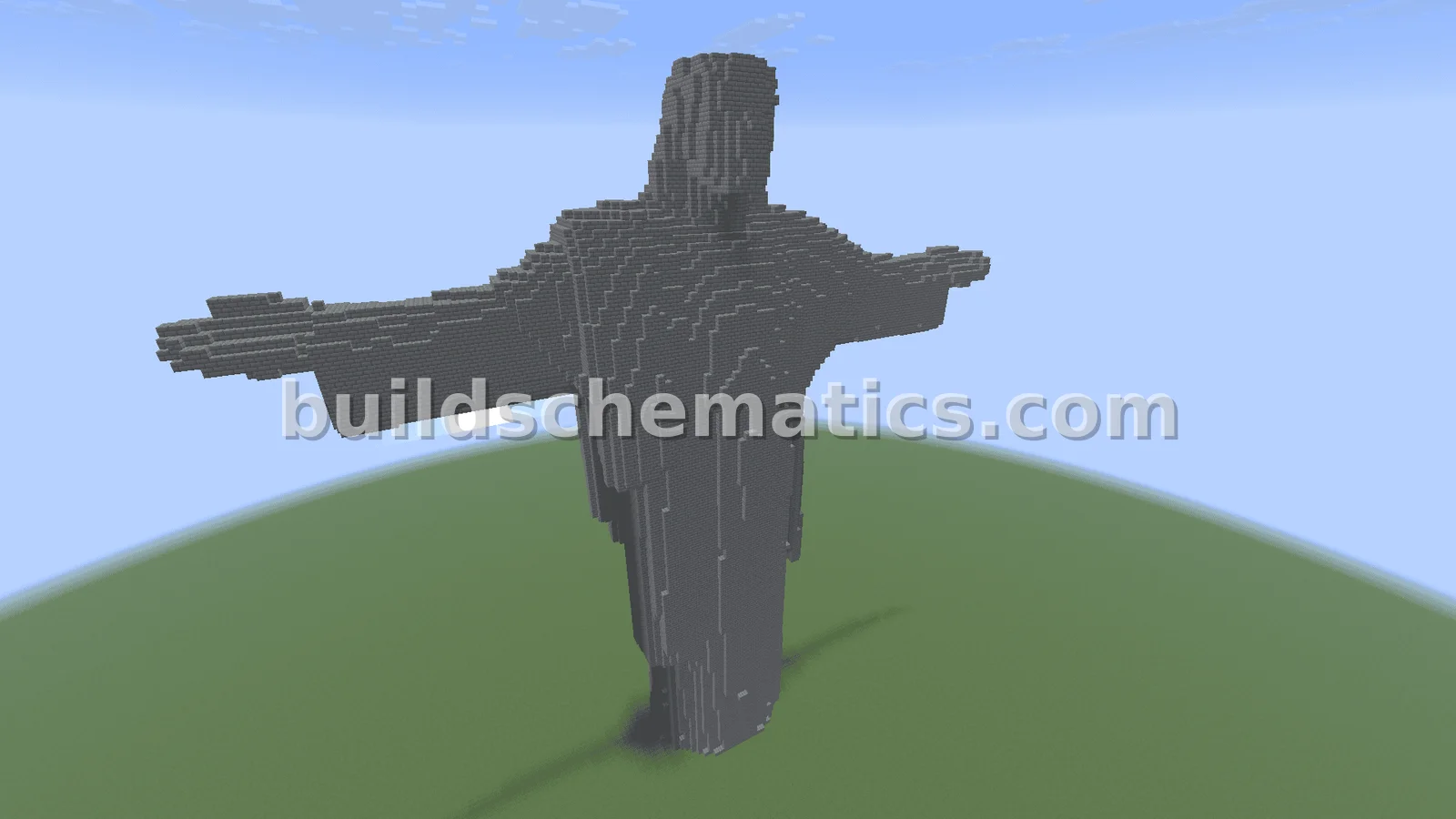 Christ The Redeemer Stone Brick Statue