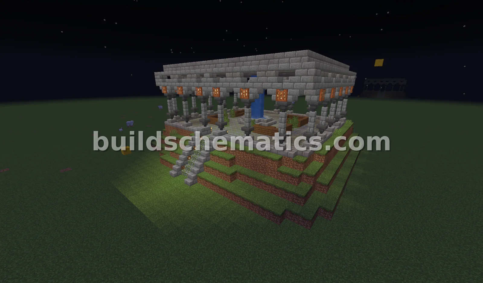 Peaceful Courtyard Temple