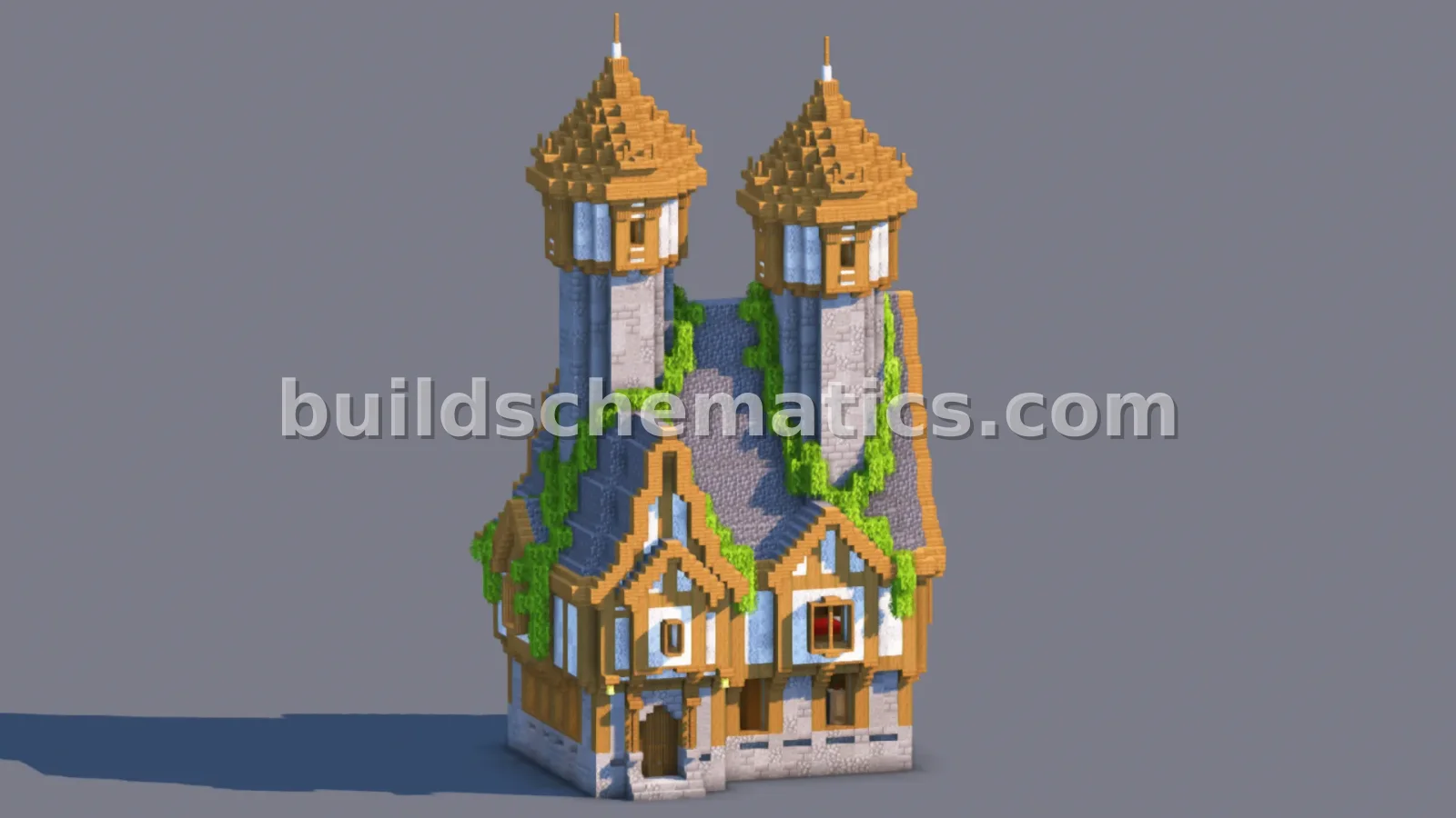Large Medieval House With Decorated Interior