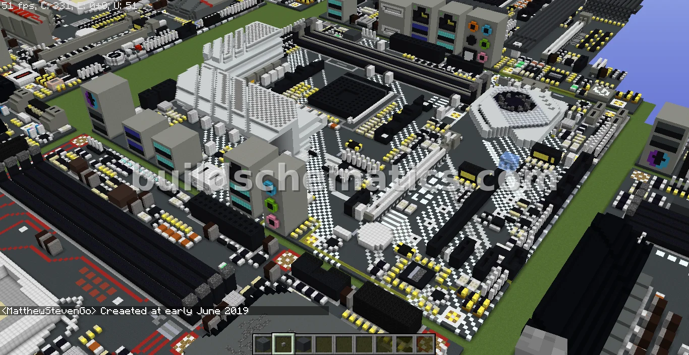 ASUS X570-P Motherboard Voxel Art