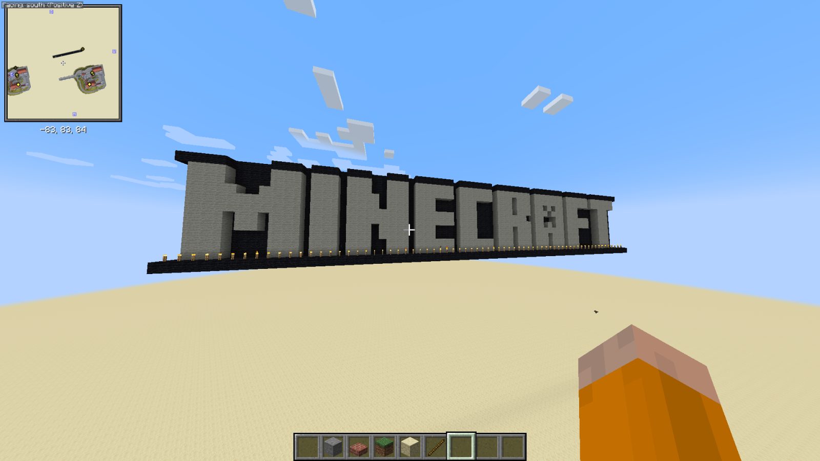 Minecraft Logo Pixel Art