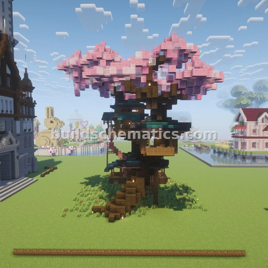 Japanese Cherry Blossom Treehouse — view 2