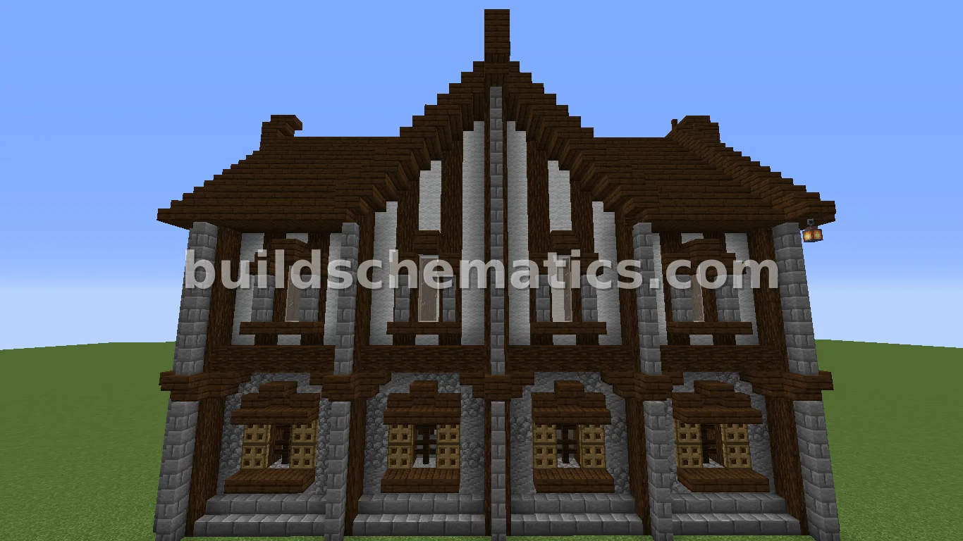 Medieval Town Building 16 Structure — view 3