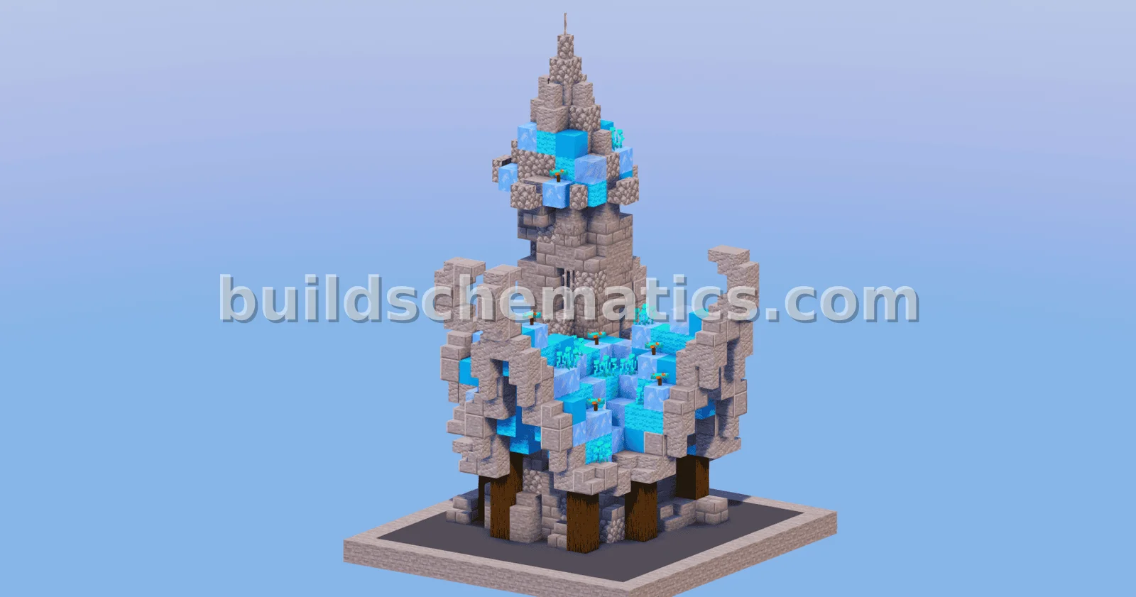 Icy Medieval Fantasy House 2 Build