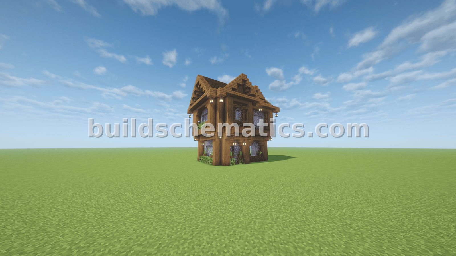 Simple Wooden House No Interior — view 2