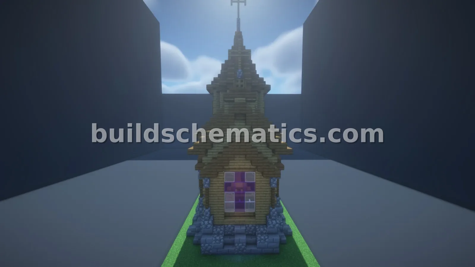 Medieval Wooden Church Schematic