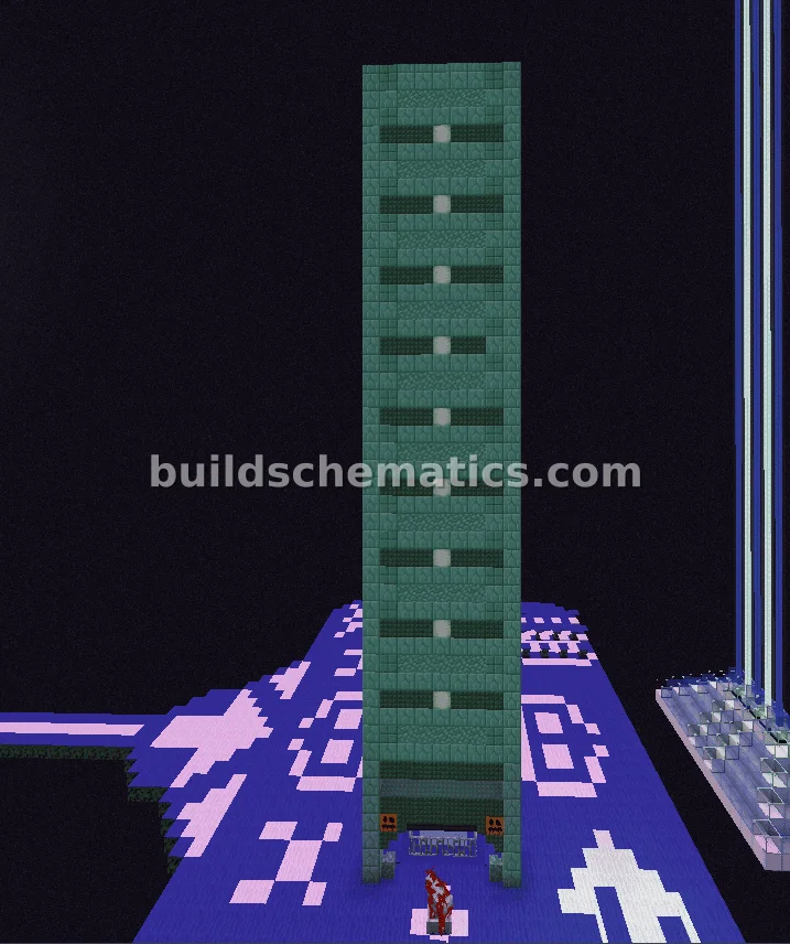 Enderman Farm With Decorations — view 3