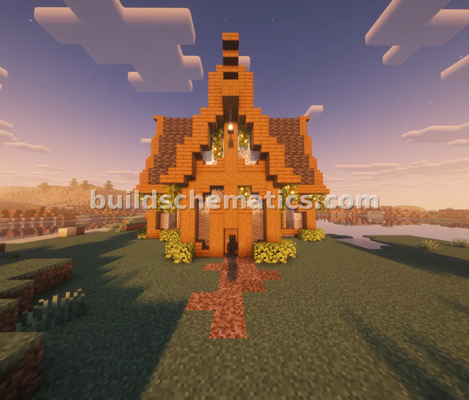 Large Medieval House Schematic