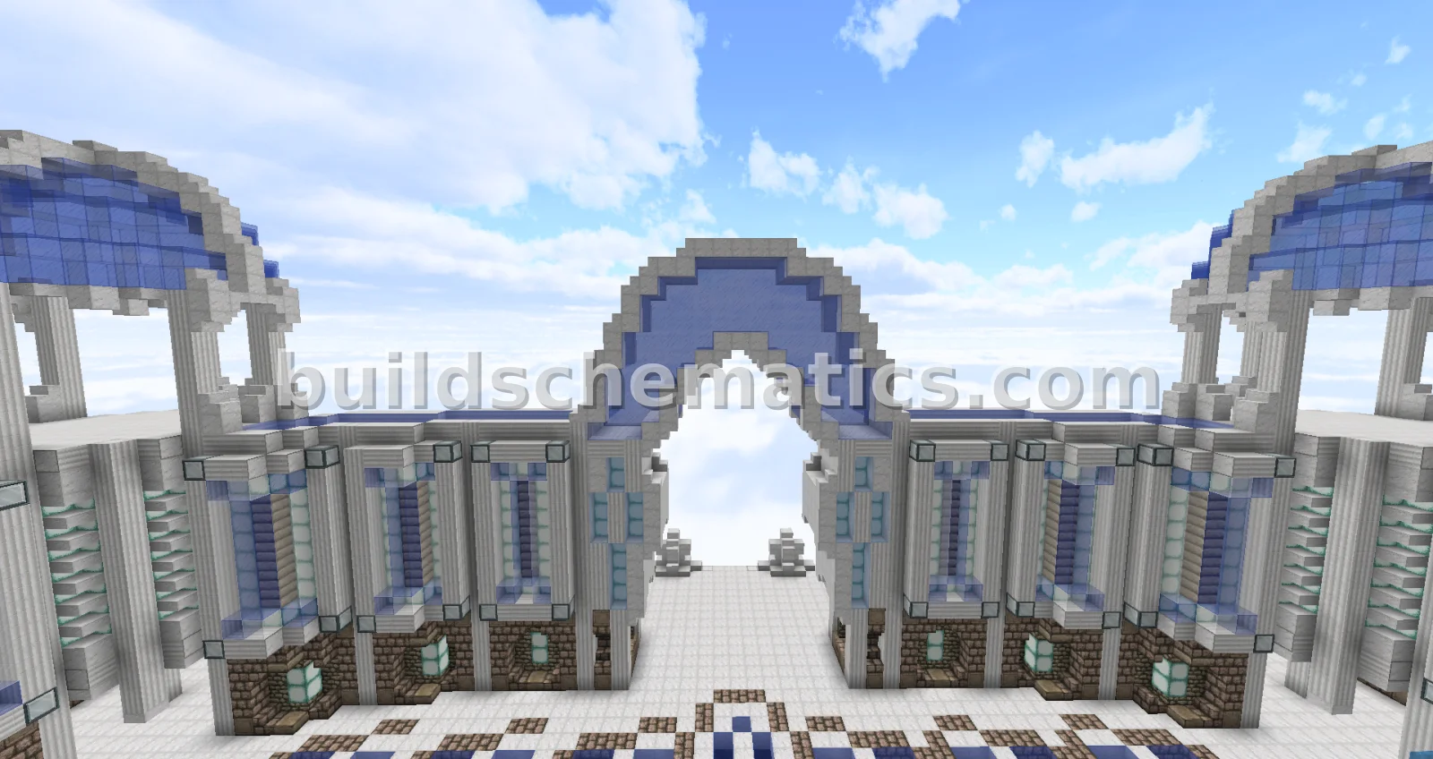 Modern Minecraft Spawn Hub — view 2