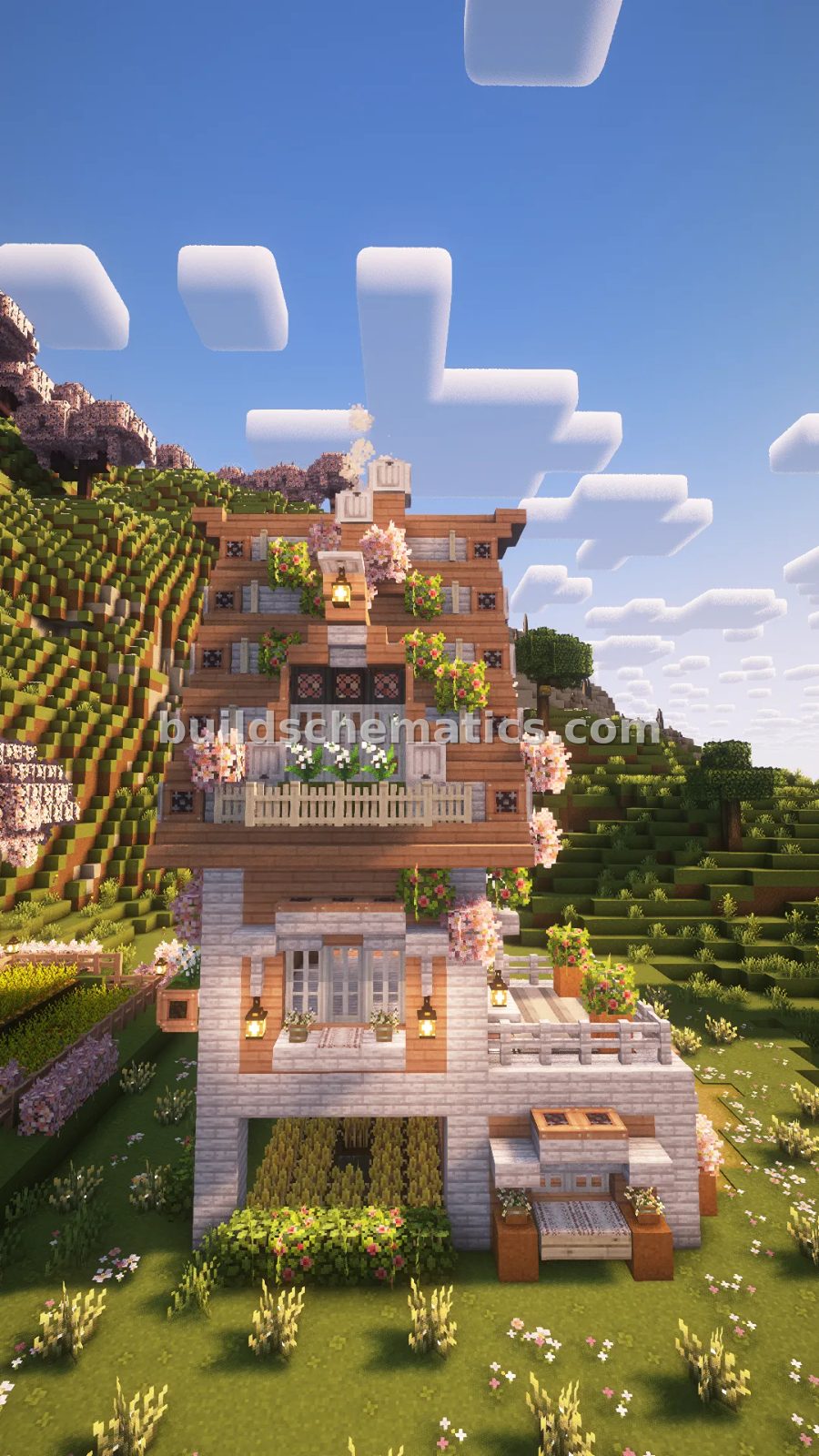 Cute Blossom House Design — view 5