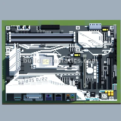 ASUS Z270-A Motherboard Pixel Art — view 4