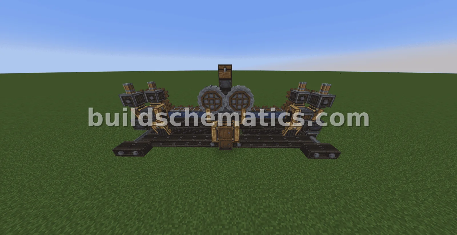 Create Mod Ore Processor - Belt and Cog Driven