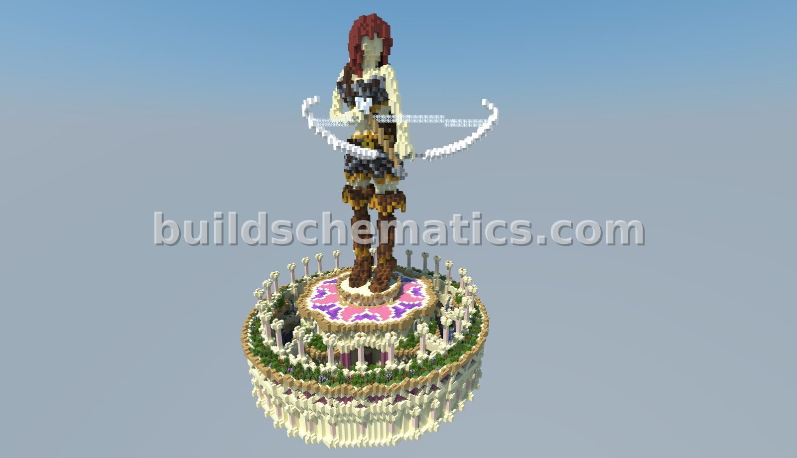 Archer Statue of Kylia Wynstone — view 2