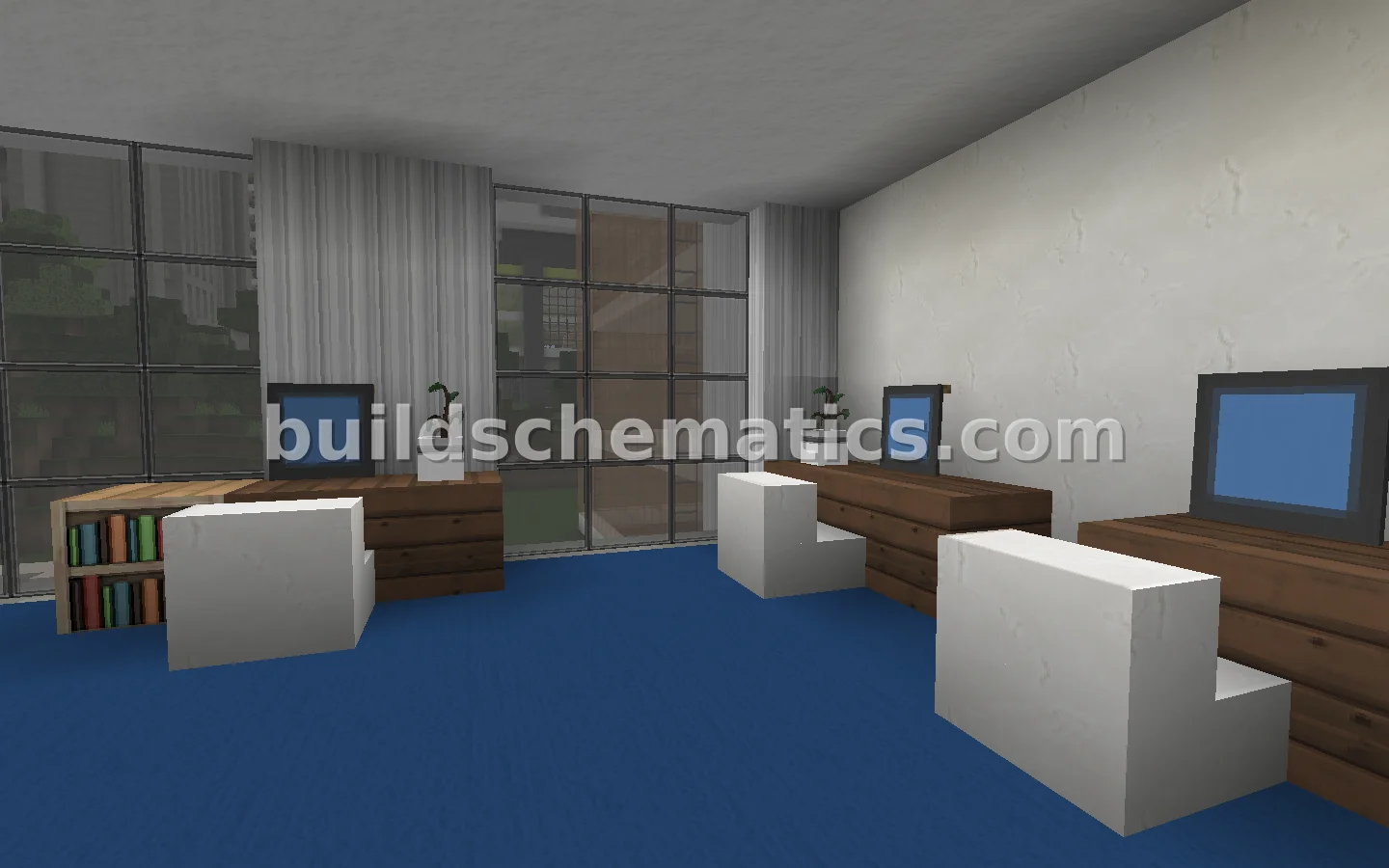 Modern Office Tower with Furnished Business Units — view 3