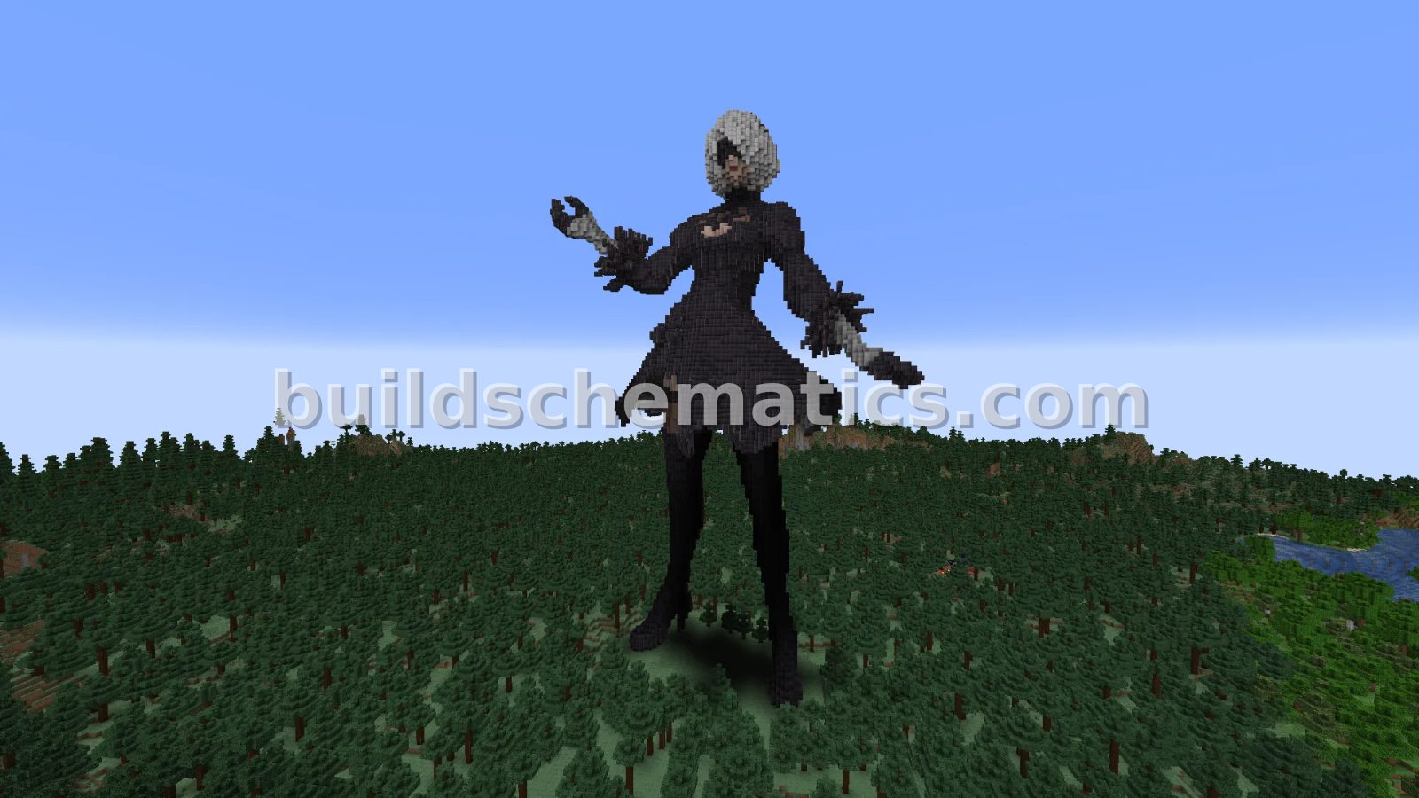 NieR 2B Statue Build — view 4