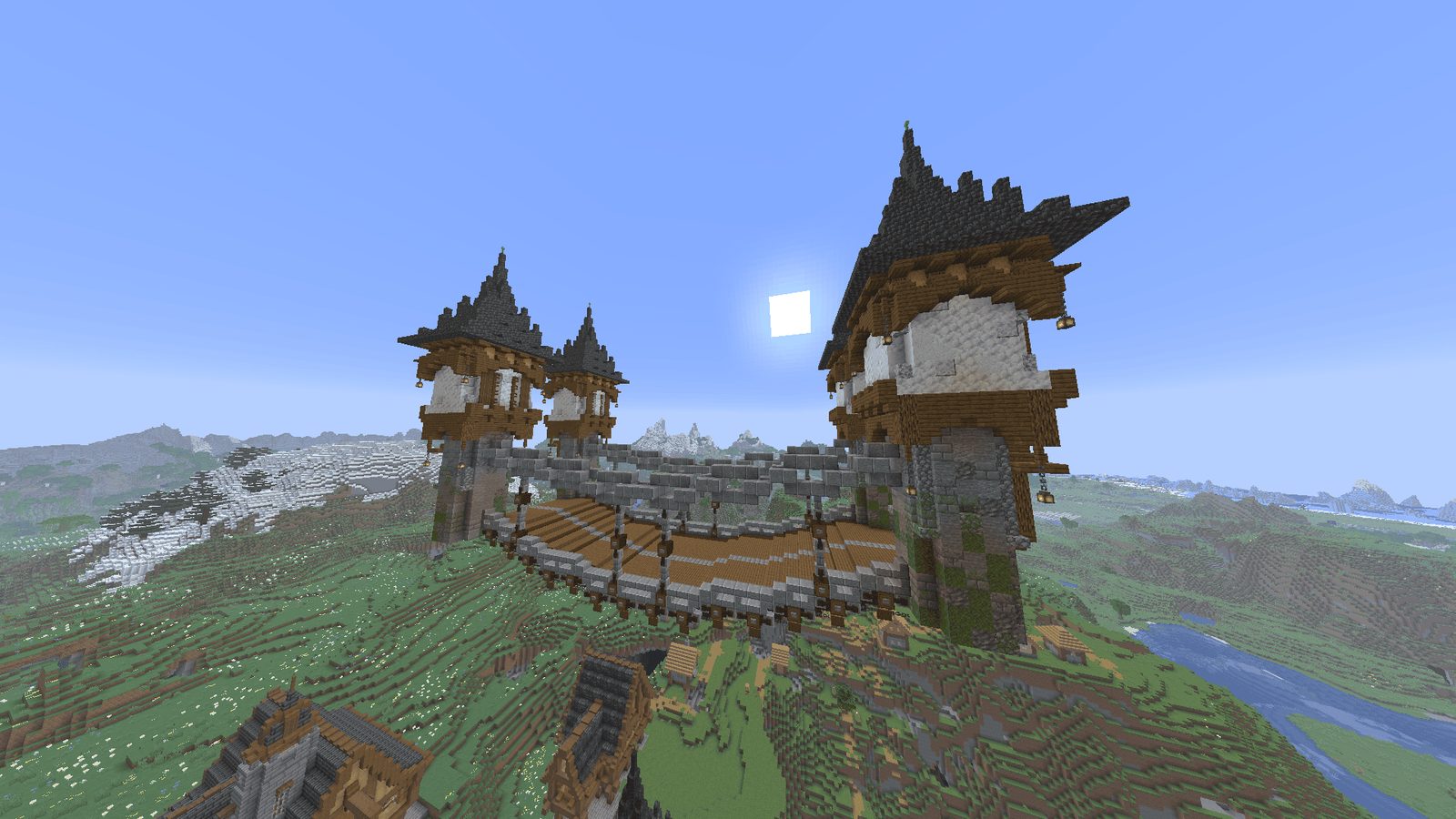 Medieval Stone Bridge Structure