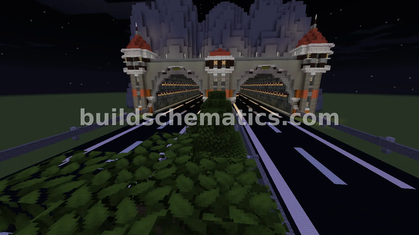 Realistic Highway Tunnel For Minecraft