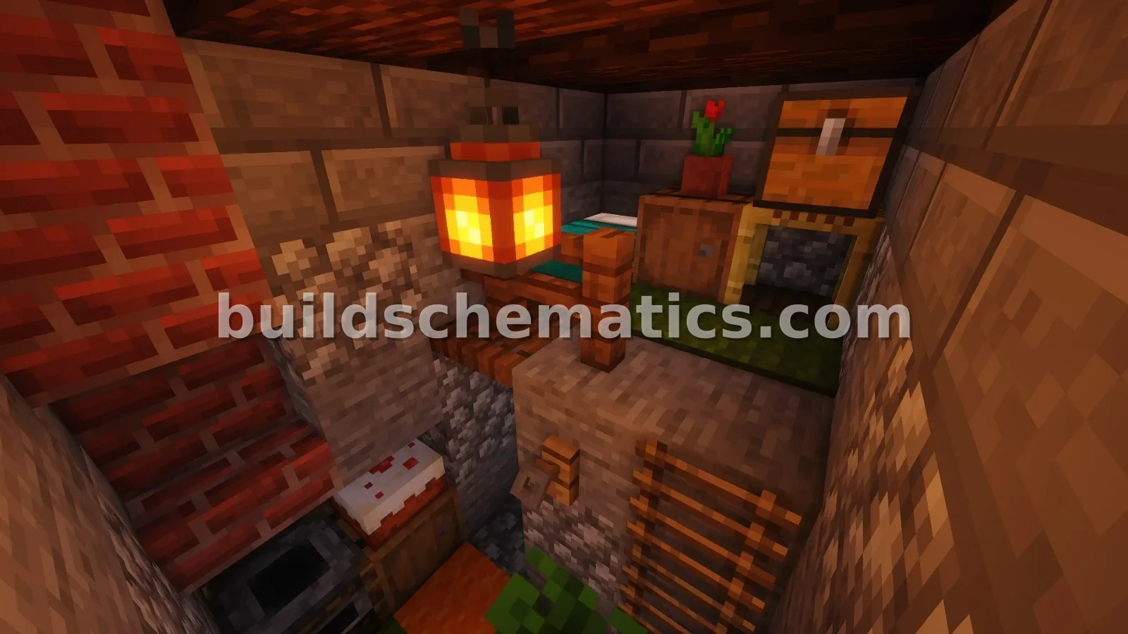 Simple Survival House Schematic — view 4