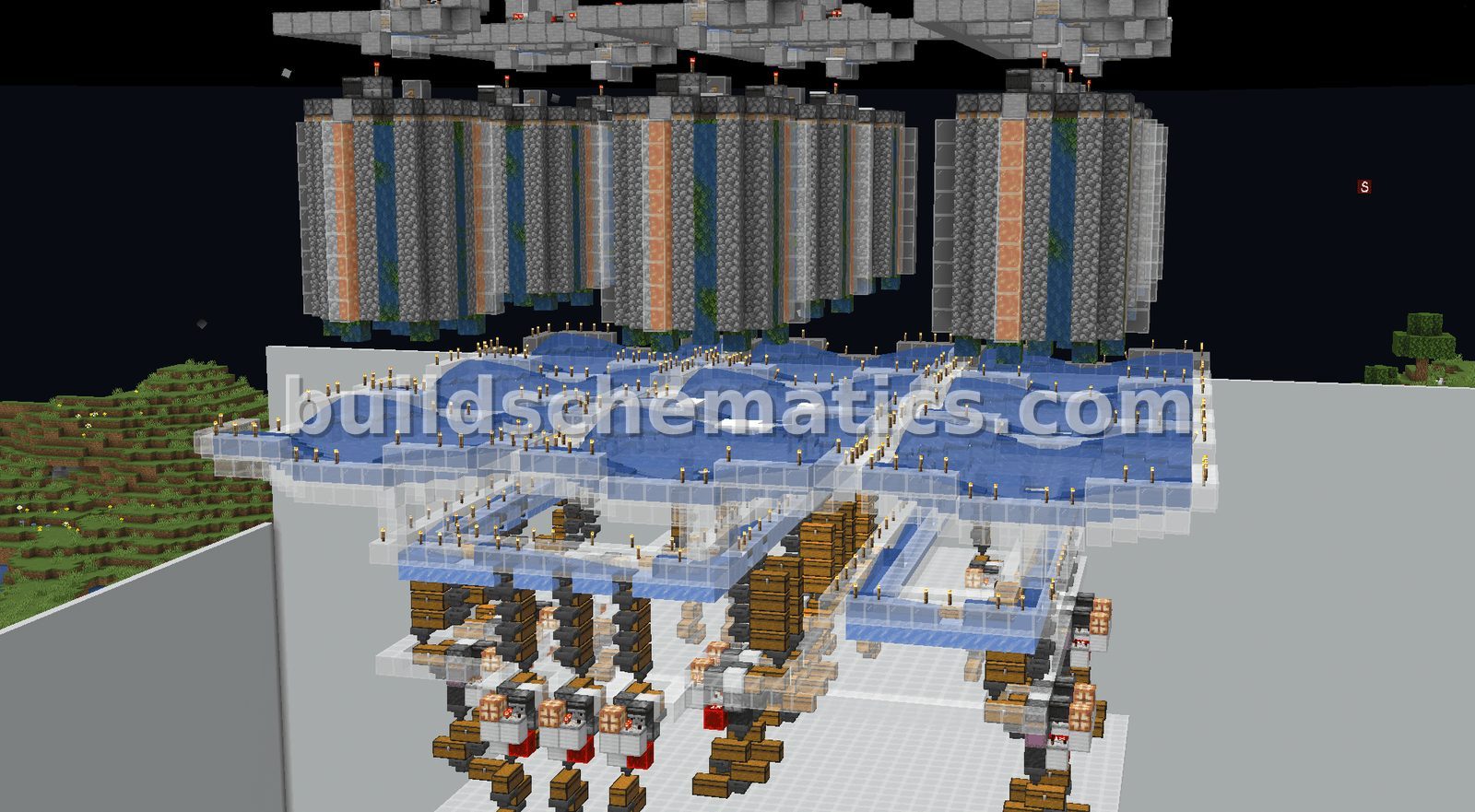 Stone Farm With Shulker Loader — view 2