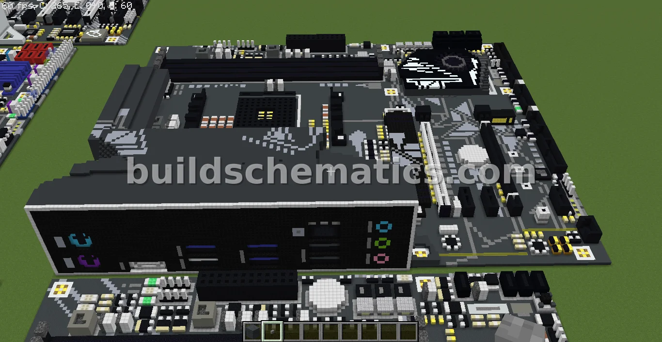 Gigabyte X570 Gaming X Motherboard Pixel Art — view 3