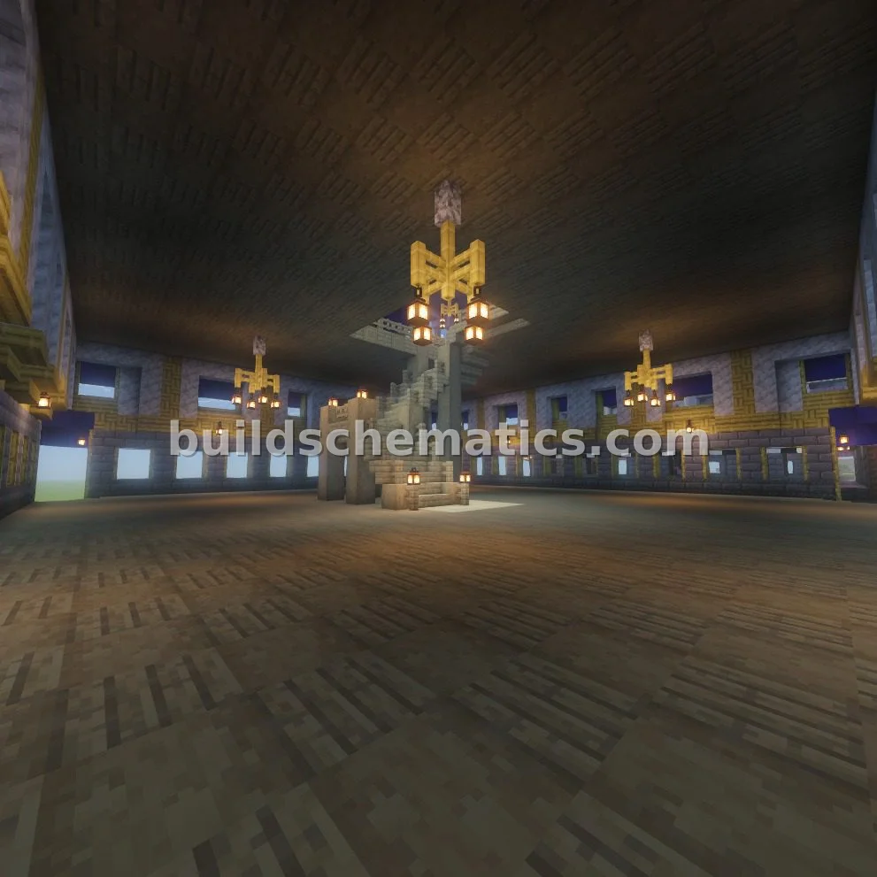 Medieval Blue Shop With Dome — view 3