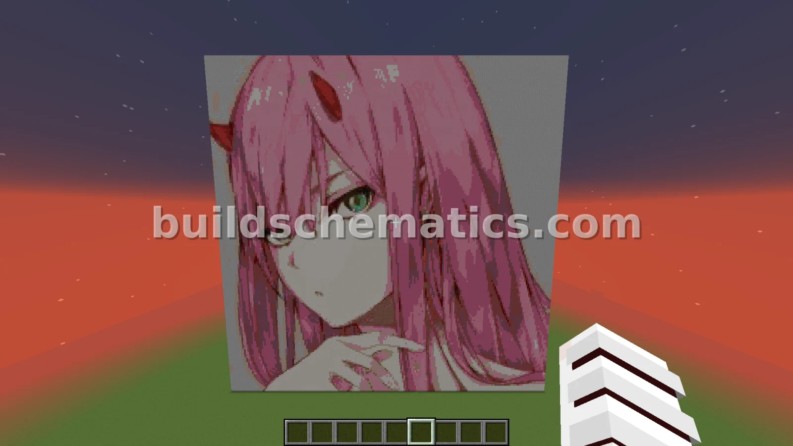 Zero Two Pixel Art Design