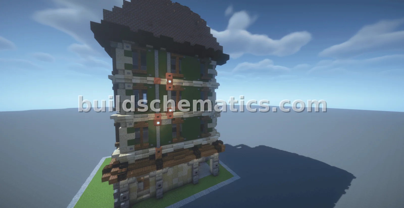 Medieval Stone And Timber Tower — view 4