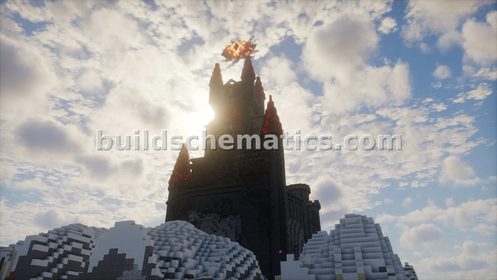Dark Fantasy Castle Structure — view 5