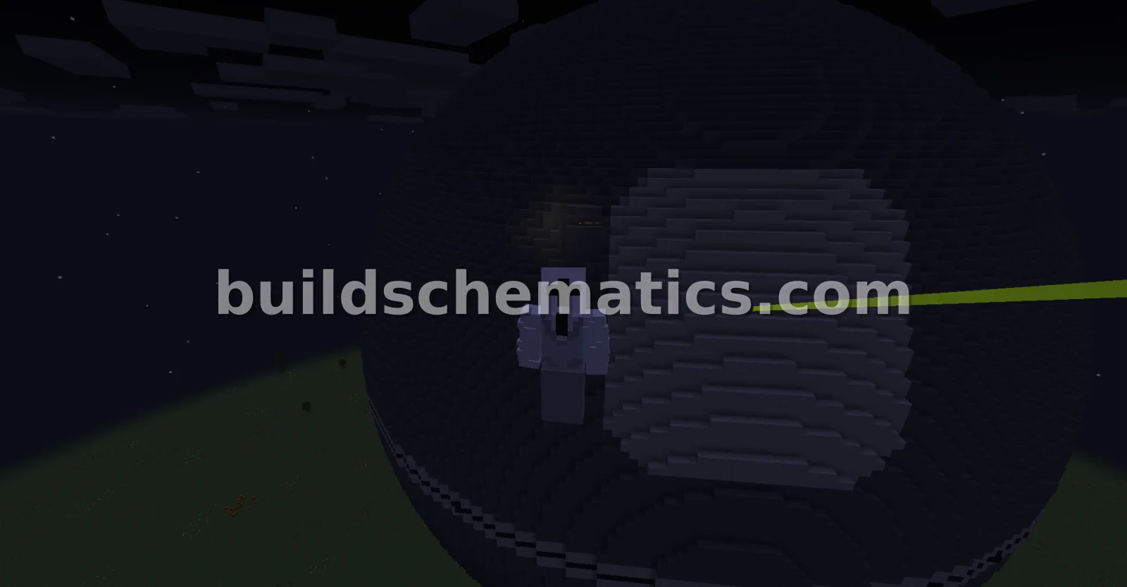 Flying Death Star Structure — view 3