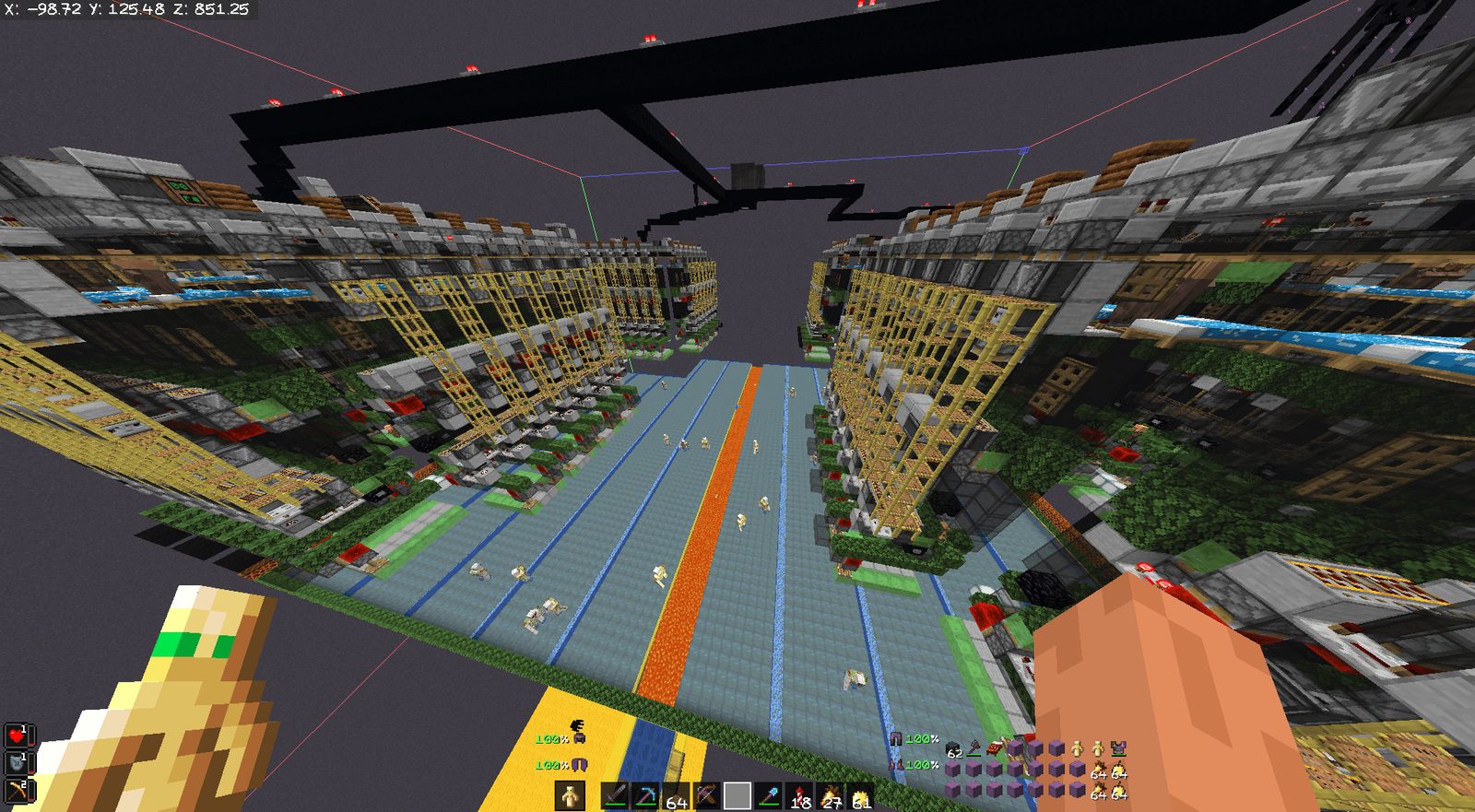 Iron Farm With High-Speed Storage