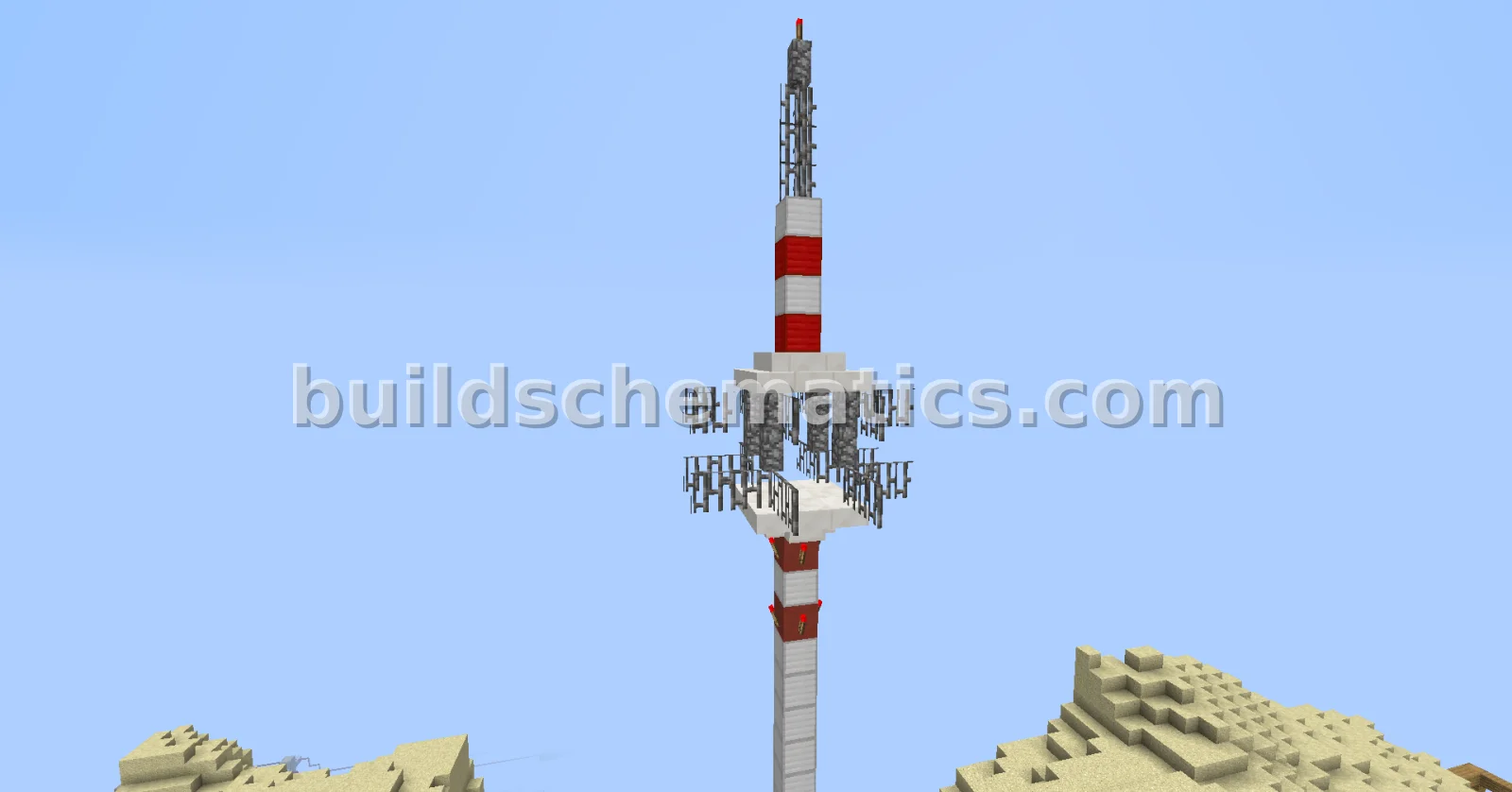 Modern Communications Tower — view 2