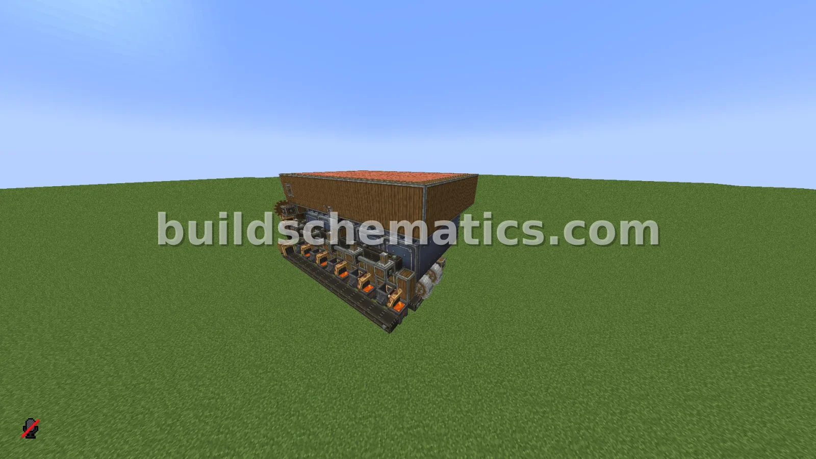 High-Capacity Iron Farm for Minecraft — view 2