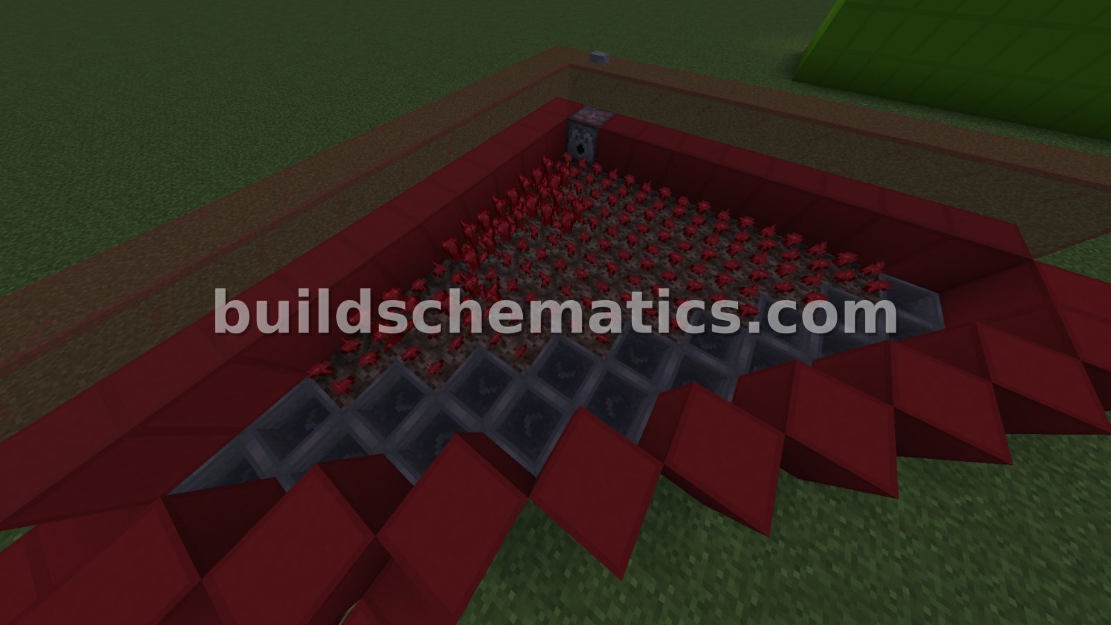 Automated Nether Wart Farming Structure