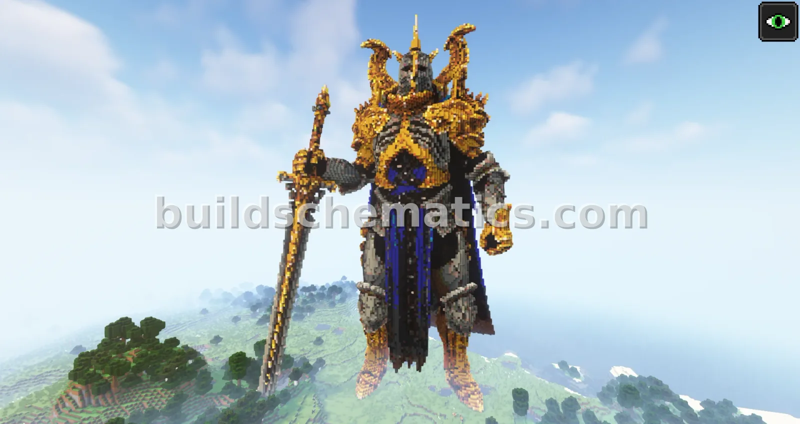 God Level Knight Statue
