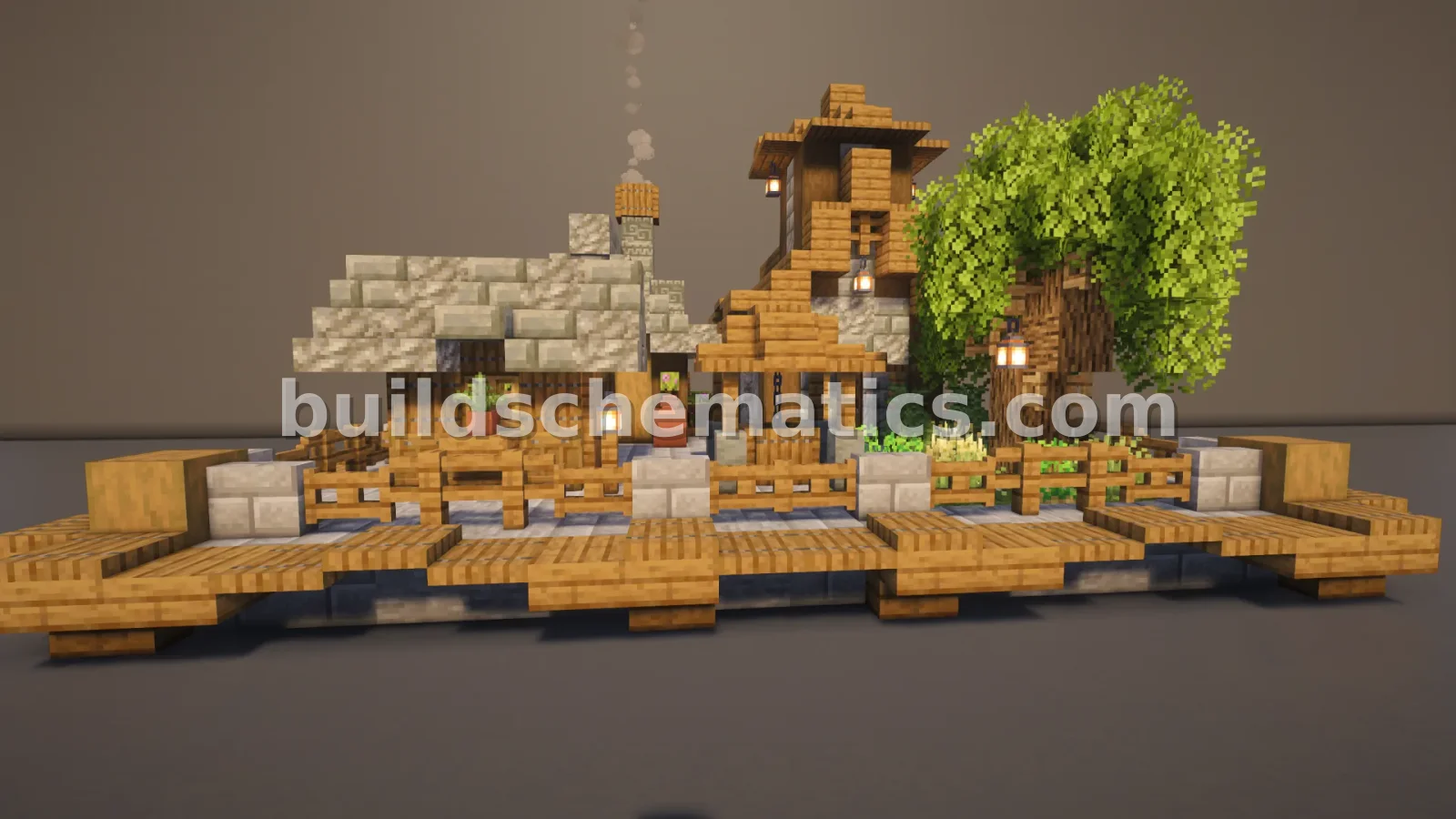 Tiny Village Minecraft Build