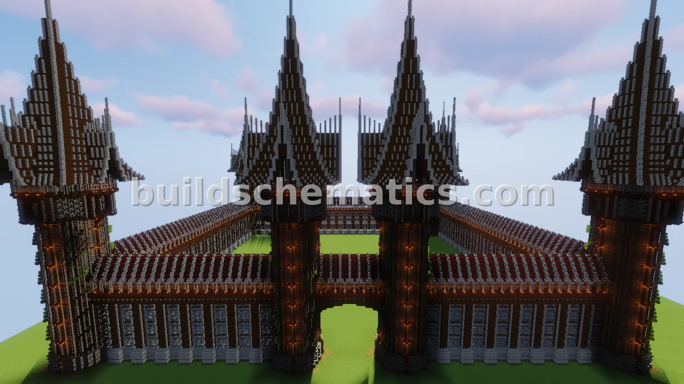 Medieval Castle Walls and Towers