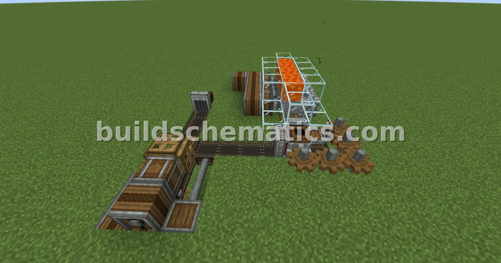 Simple Iron Farm - 208 Blocks