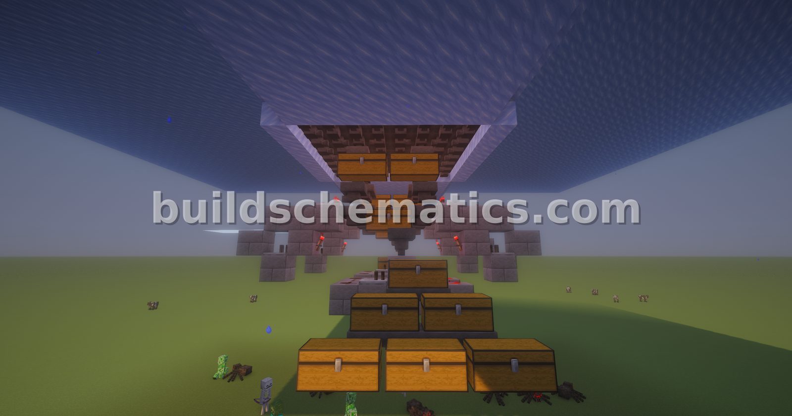 Expandable 60-Module Iron Farm with Auto-Crafting — view 5