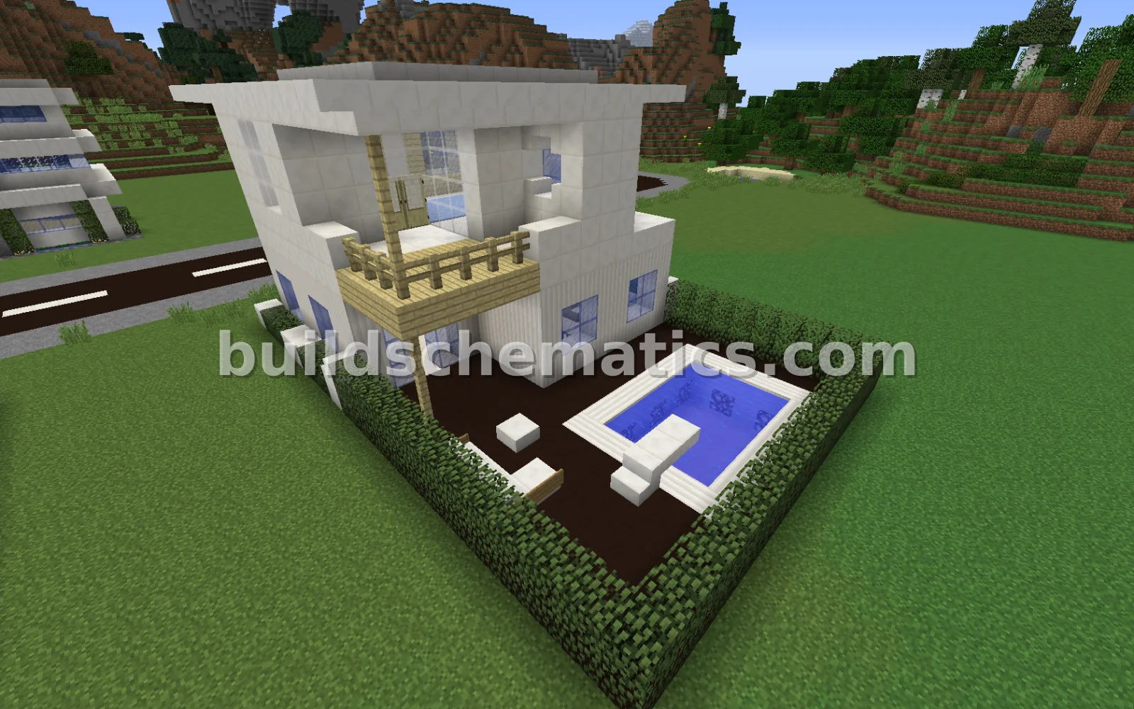 Modern House with Garden Pool