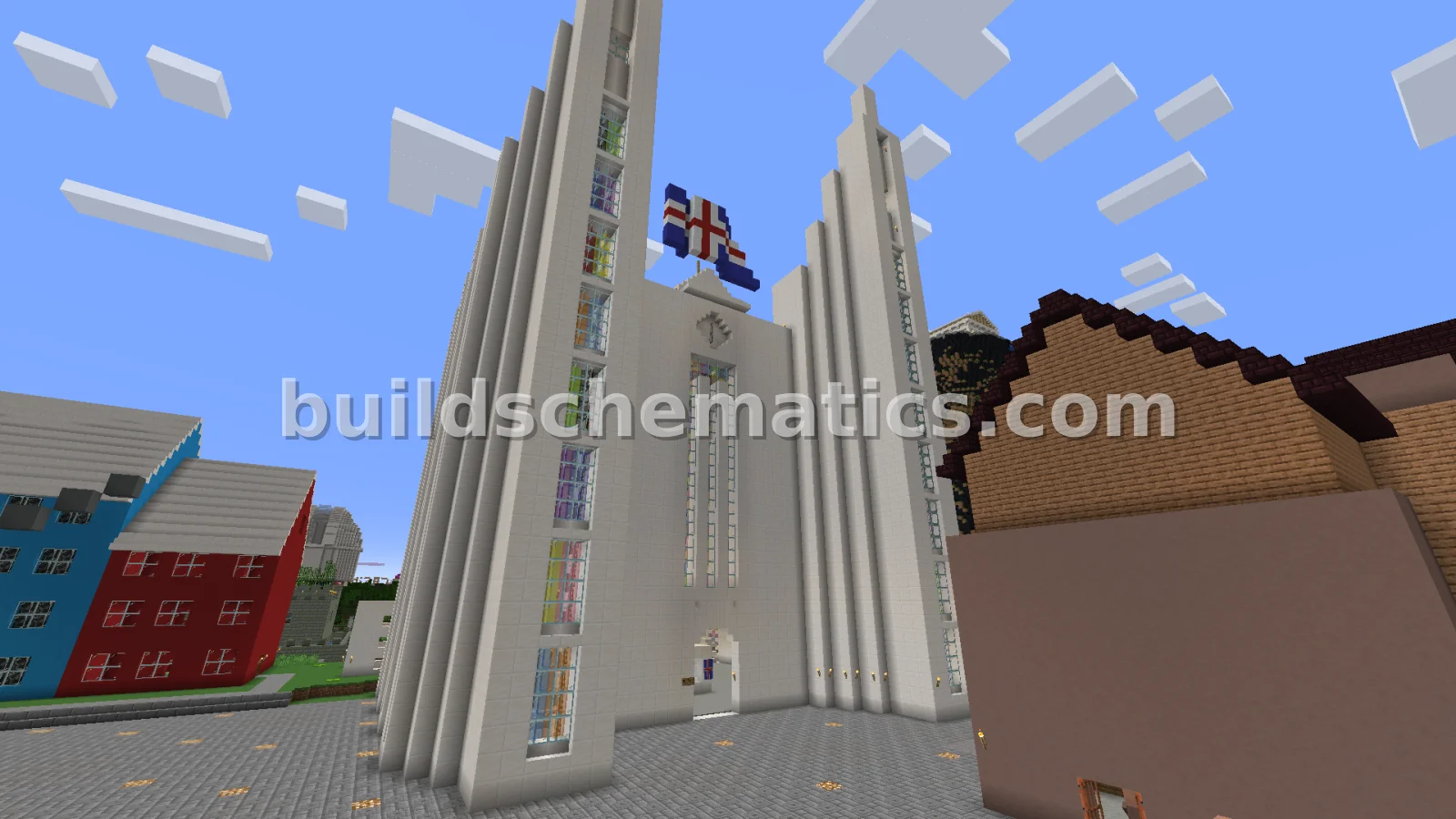 Akureyri Church Minecraft Build
